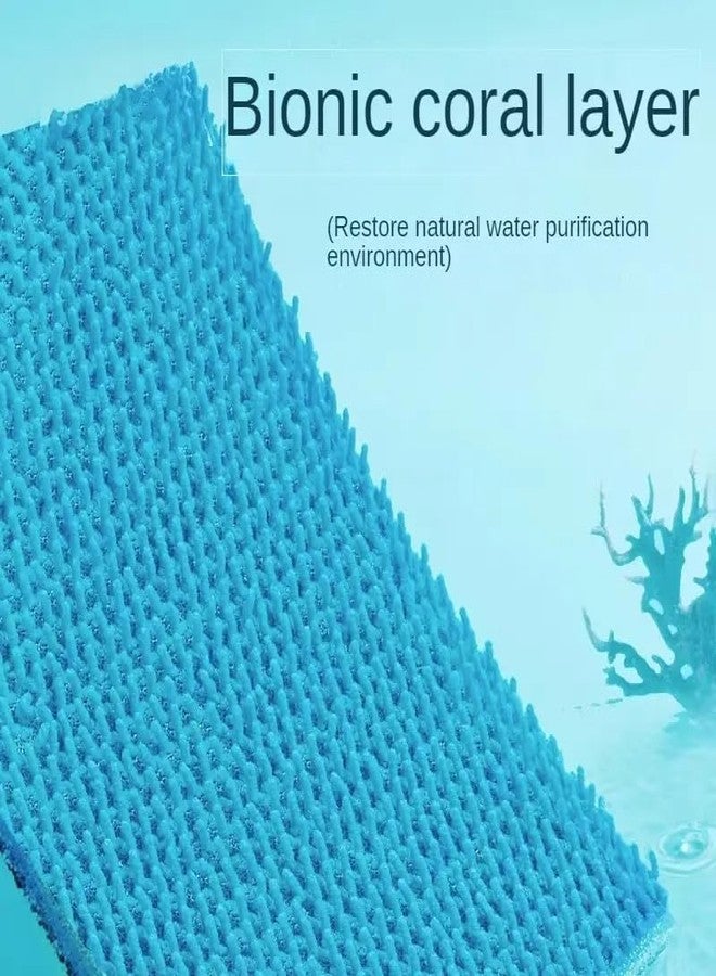 VAYINATO® (40*30*2 CM) Activated Carbon Infused 8D MultiLayer Reusable Cotton Cloth Sponge Filter Pad For Aquarium Cannister,Top,Sump Filter Media Koi Pond Bio Chemical Filter Sponge By Petzlifeworld - Image 3